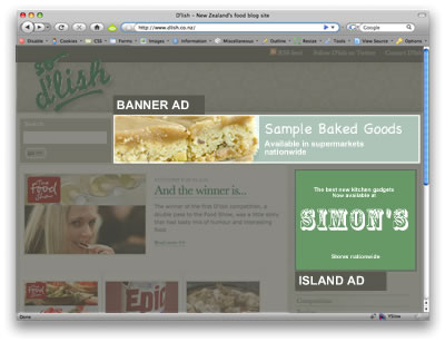 So D'lish advertising spaces